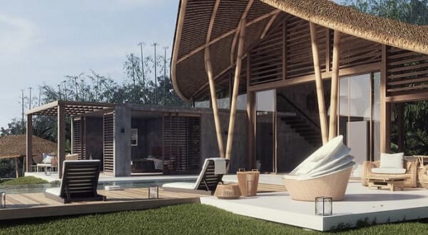 V-ray: projeto de casa de madeira renderizado no V-ray