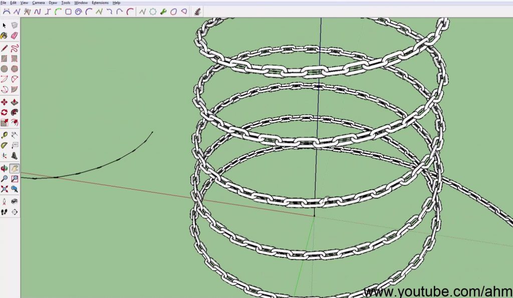 plugins-para-sketchup-chain-along-path