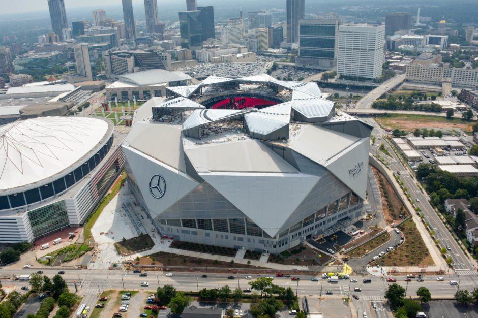 melhores-escritorios-de-arquitetura-aecom-mercedes-benz-stadium