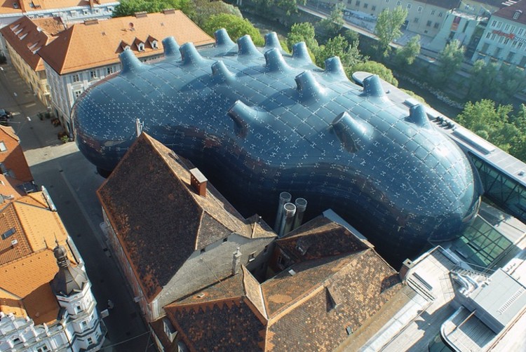 Arquitetura High Tech: Galeria de arte pública Kunsthaus Graz