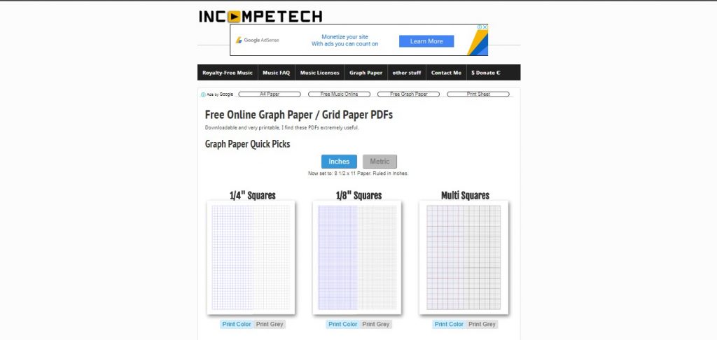 Sites para arquitetos: Incompetech