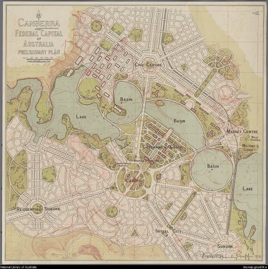 cidades-planejadas-no-mundo-plano-preliminar-camberra-1913