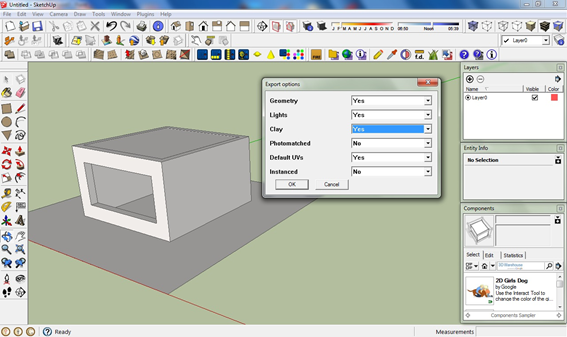 como-criar-cenas-no-sketchup-plugin-kerkythea-no-sketchUp