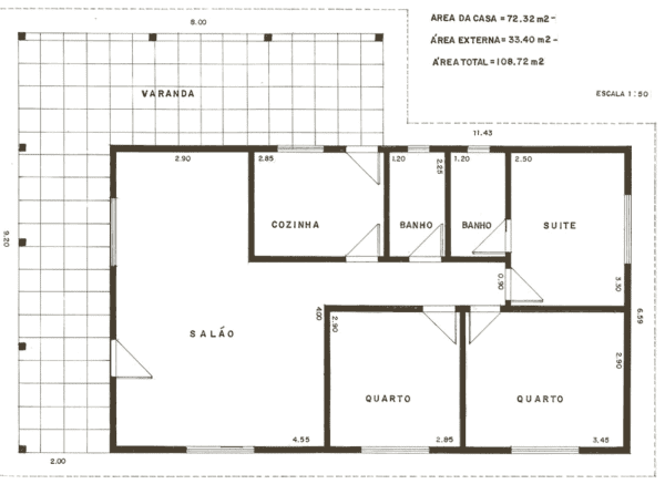 Anteprojeto de arquitetura: planta baixa