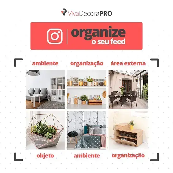 Como ganhar seguidores no Instagram: organização do feed