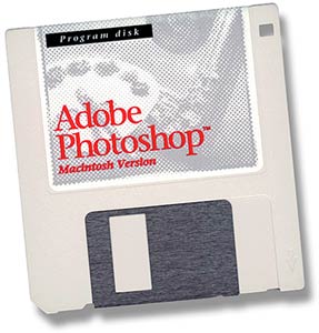 Photoshop: disco do Photoshop 1.0