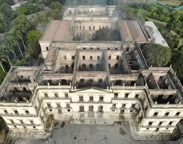 Quinta da Boa Vista: Museu da Quinta da Boa Vista depois do incêndio