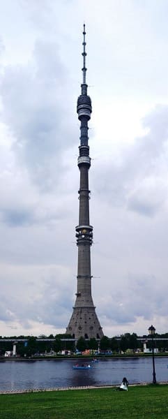 Torre mais alta do mundo: Torre Ostankino (4ª posição)