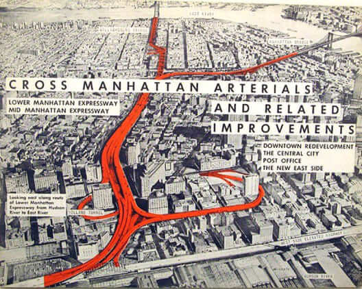 Jane Jacobs: propaganda do projeto Lower Manhattan Expressway, de Roberto Moses