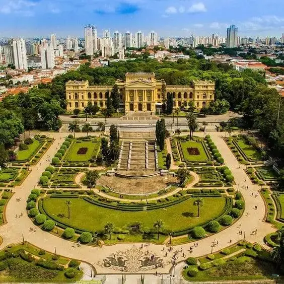 Parque da Independência: vista aérea