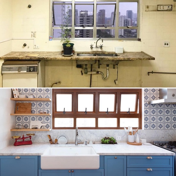 Doma Arquitetura: Cozinha Monet (antes e depois)