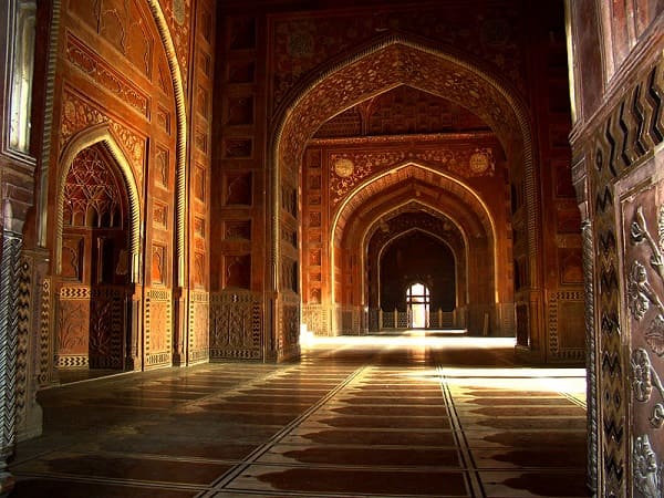 Sete maravilhas do mundo: Taj Mahal - interior