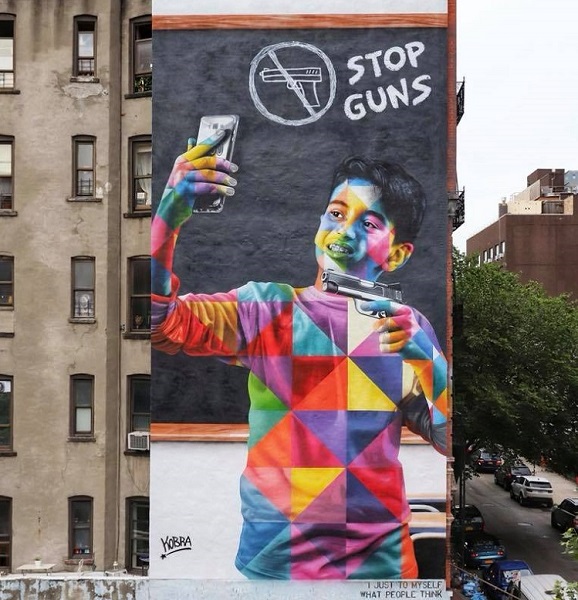 Kobra grafite: Stop Guns - Nova York