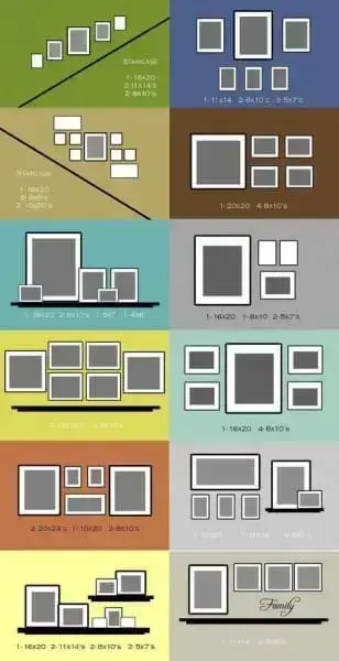 Parede de Quadros: Composições (foto: Arquitetura do Imóvel)