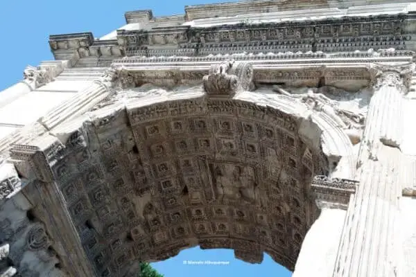 Abóbada Arco de Tito (foto: Marcelo Albuquerque)