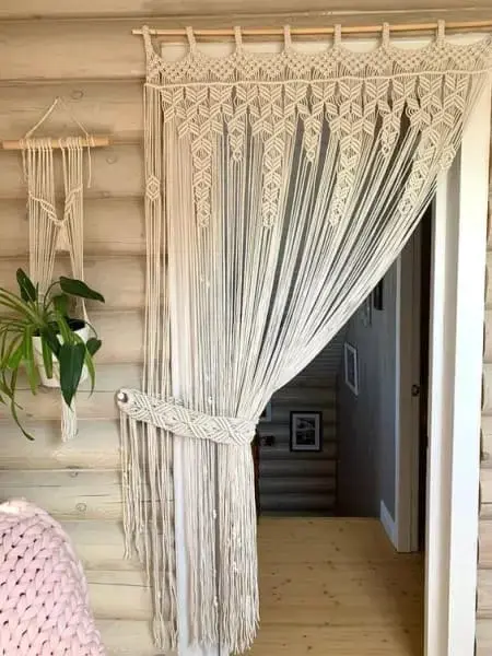 Tipos de tapeçaria: tapeçaria em cortinas (foto: Pinterest)