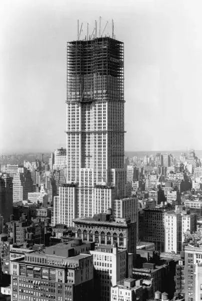 Empire State Building: edifício em construção (foto: Magnus Mundi)