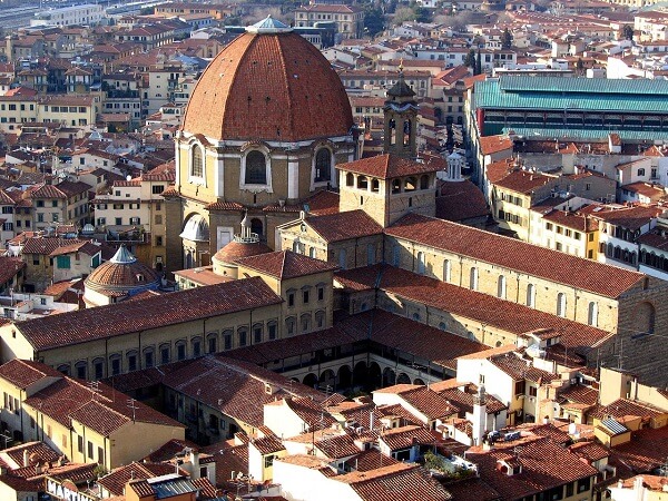 Arquitetura renascentista: Biblioteca Laurenziana, projeto de Michelangelo