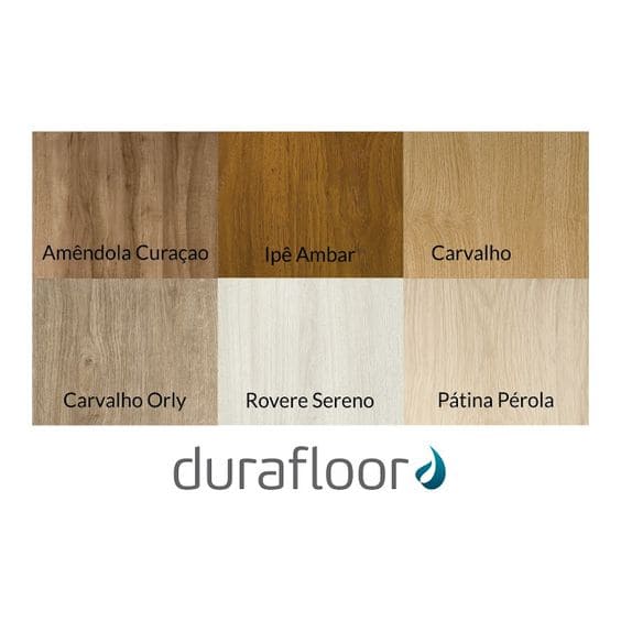 Piso clicado: cores de piso laminado - linha new way (foto: Durafloor)